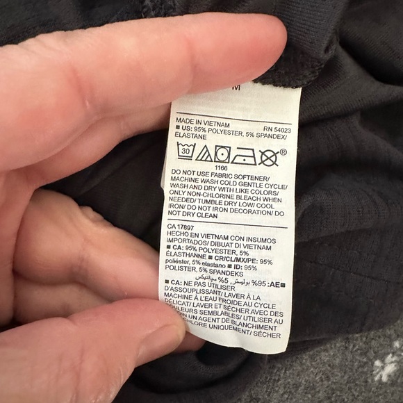 Old navy active athletic dk gray split back tank top medium - Picture 5 of 5